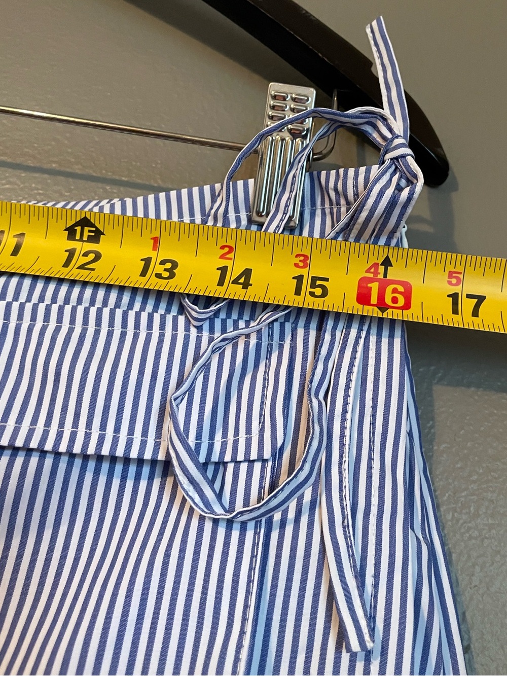NWT Lioness Sz Small Blue White Striped Country Side Skort Lux Pockets Ret $90! - Picture 11 of 14